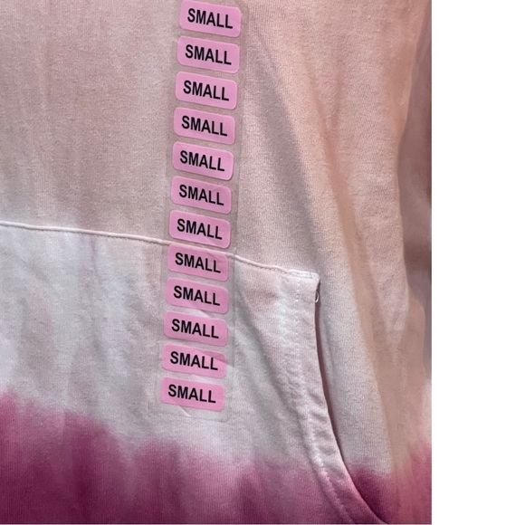 Wildfox Pink and White Tie Dye Hoodie - Picture 3 of 11